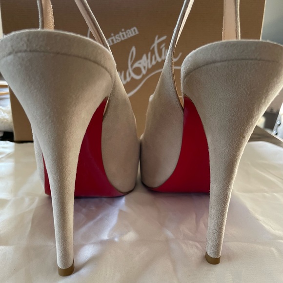 Christian Louboutin Rolande Boucle 120 Suede Pumps size 39 - Picture 7 of 9
